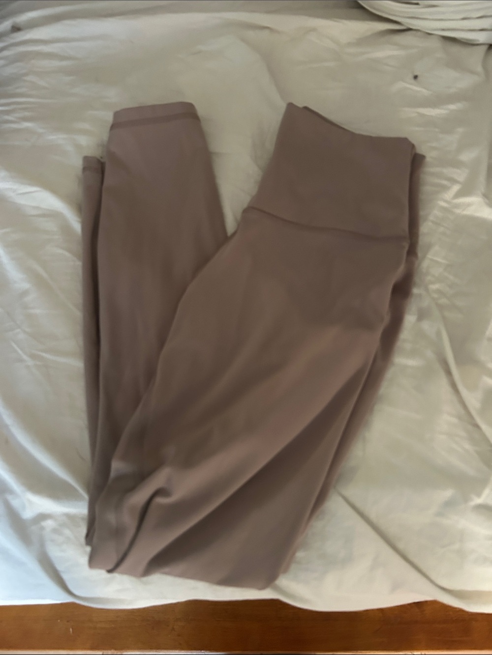 Everlane High-Waist Mauve-Taupe Leggings